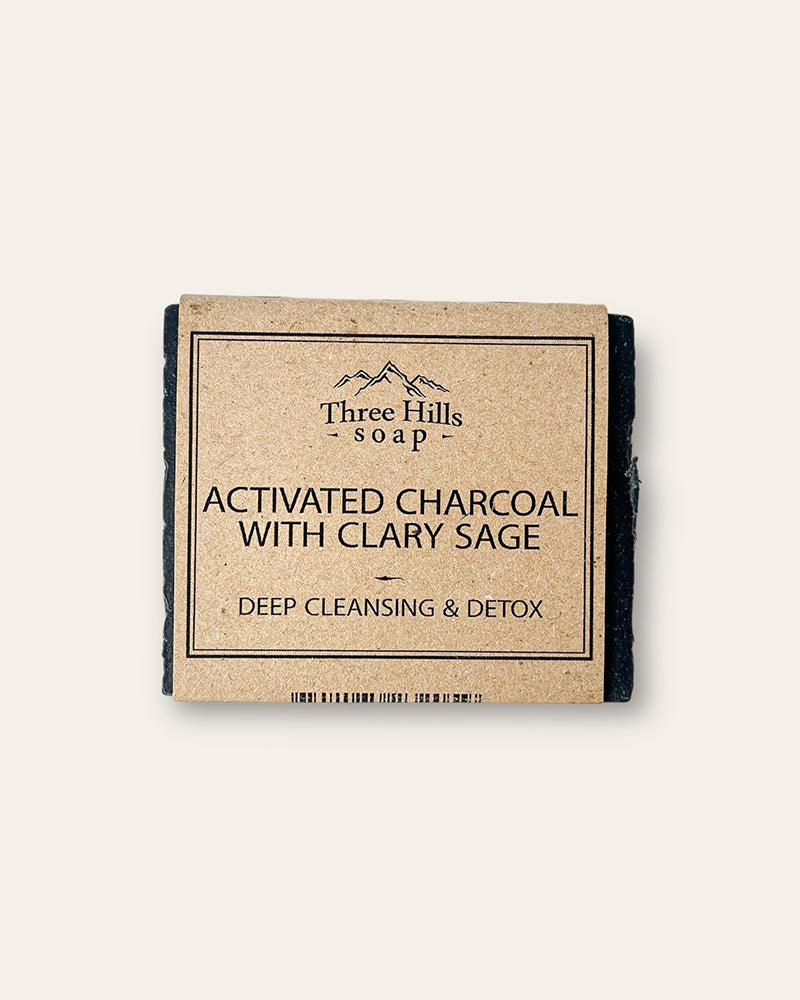 Activated Charcoal With Clary Sage Soap