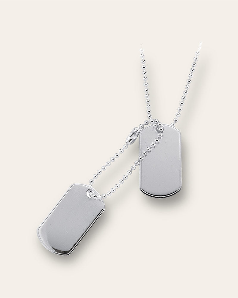 Sterling Silver Dog Tags